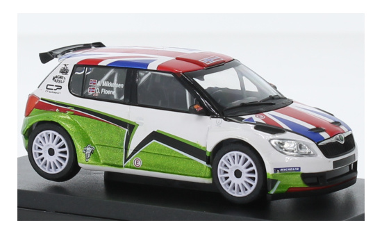 Abrex ABR143XAB-604TJ Skoda Fabia II FL S2000 - Skoda UK Mikkelsen Design 1:43