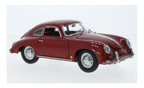 Sun Star SUN1350 Porsche 356A 1500 GS Carrera GT - dunkelrot 1:18