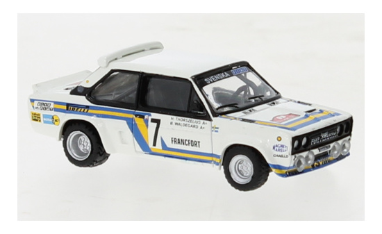 Brekina BRE22661 Fiat 131 Abarth - Svenska Fiat - Monte Carlo - B.Waldegaard 1:87