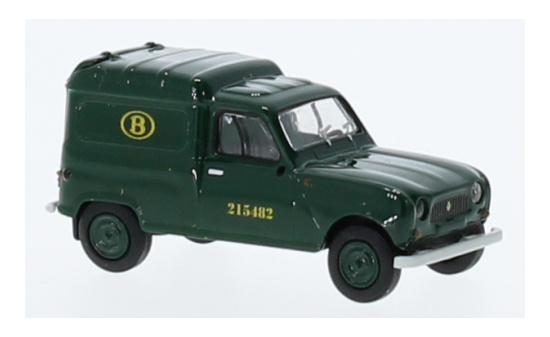 Brekina BRE14762 Renault R4 Fourgonnette - Bahn Belgien (B) 1:87