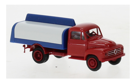 Brekina BRE38035 Borgward B 1500 Getränkeaufbau - rot , blau 1:87