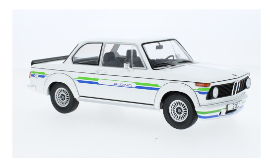 MCG MCG18409R BMW 2002 Alpina - weiss , Dekor 1:18