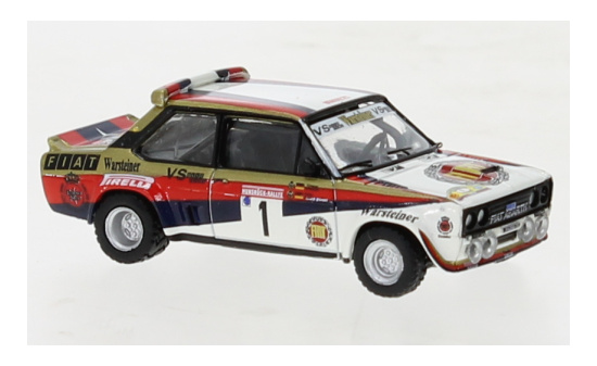 Brekina BRE22663 Fiat 131 Abarth - Fiat Warsteiner - Rally Hunsrück - W.Röhrl 1:87