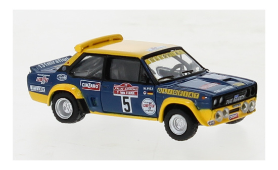 Brekina BRE22658 Fiat 131 Abarth - Olio Fiat - Rally San Remo - W.Röhrl 1:87