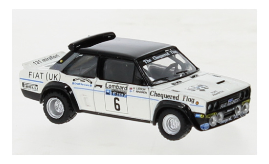 Brekina BRE22660 Fiat 131 Abarth - Fiat UK - RAC Rally - T.Makinen 1:87