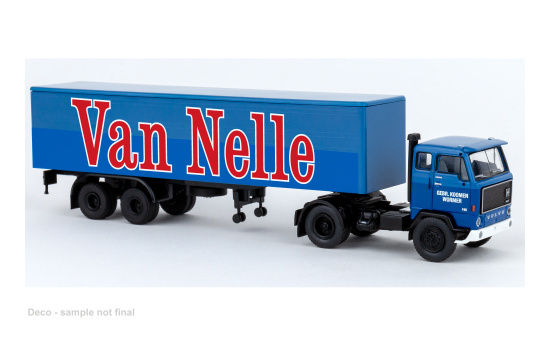 Brekina BRE85674 Volvo F 89 Koffer-SZ - Van Nelle 1:87