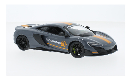 Welly WEL24089S McLaren 675LT - grau , orange 1:24