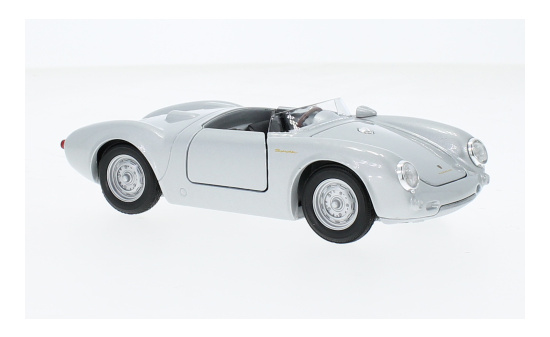 Welly WEL24113SILVER Porsche 550 Spyder - silber 1:24