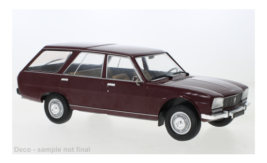 MCG MCG18357 Peugeot 504 Break - dunkelrot 1:18