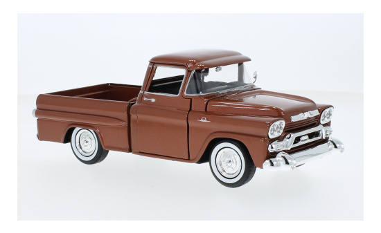 Motormax MOM79385BROWN GMC 1000 Wideside - braun (Metallic) 1:24