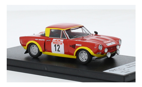 Trofeu TRODSN-166 Fiat 124 Abarth Rallye - Rallye San Remo - G.Bisulli - F.Rossetti 1:43