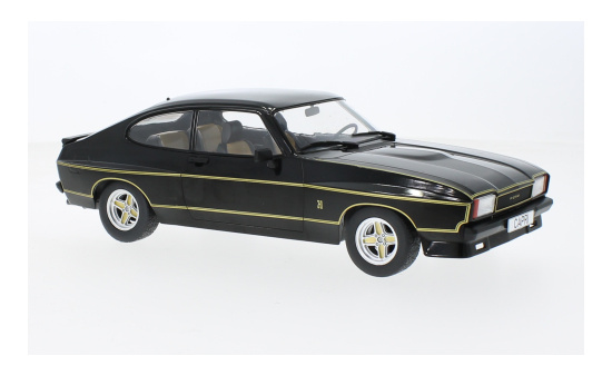 MCG MCG18348 Ford Capri MK II X-Pack - schwarz , gold 1:18