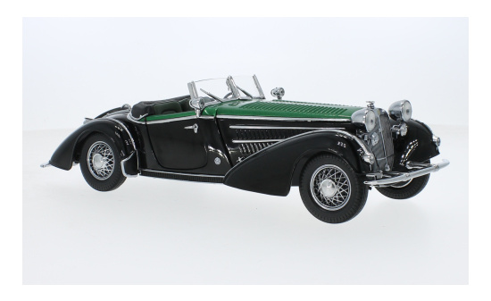 Sun Star SUN2409 Horch 855 Roadster - schwarz , grün (Metallic) - Vorbestellung 1:18