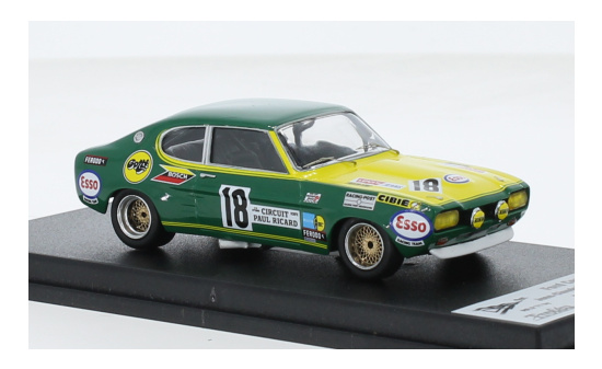 Trofeu RRFR71 Ford Capri MK I 2600 RS, No.18,  6h Paul Ricard, J.C.Guerie/J.P.Rouget, 1971 1:43