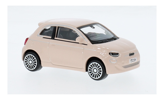 Bburago 18-30456ROSE Fiat 500e, rosa, 2021 1:43