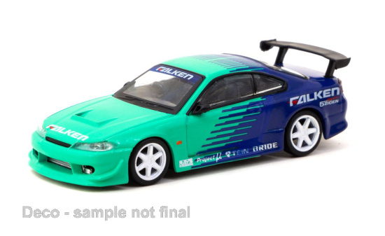 Tarmac TART64G-023-FA Nissan Silvia (S15) VERTEX - Falken 1:64