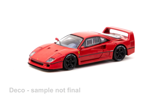 Tarmac TART64R-076-RE Ferrari F40 Lightweight - rot 1:64