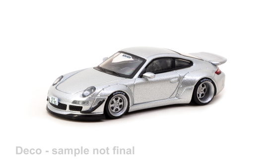 Tarmac TART64-057-AB Porsche 911 (997) RWB - silber - Abu Dhabi 1:64