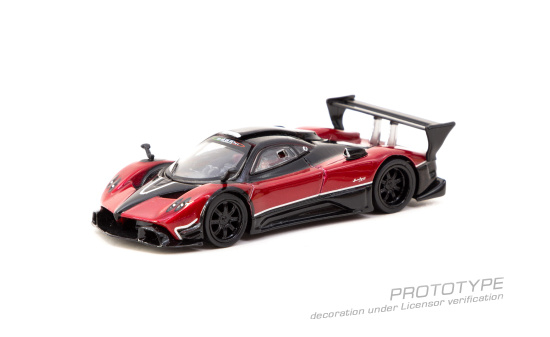 Tarmac TART64G-TL015-RE Pagani Zonda R - dunkelrot (Metallic) 1:64