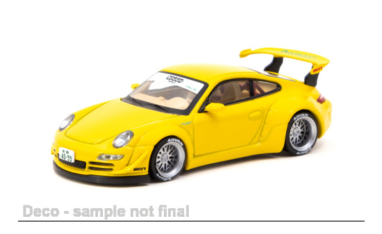 Tarmac TART64-057-NO Porsche 911 (997) RWB - gelb - Notting Hill 1:64