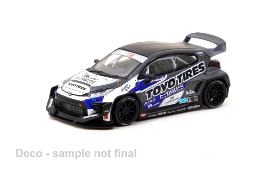 Tarmac TART64-080-TOYO Toyota GR Yaris Pandem - Toyo Tires 1:64