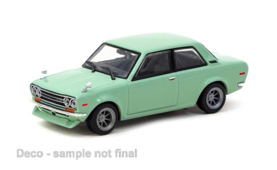 Tarmac TART64R-052-GR Datsun 510 - hellgrün 1:64