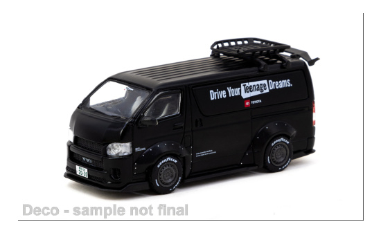 Tarmac TART64-038-TO Toyota Hiace Widebody - schwarz 1:64