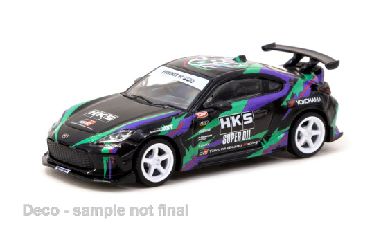 Tarmac TART64G-038-BK Toyota GR86 HKS - schwarz 1:64