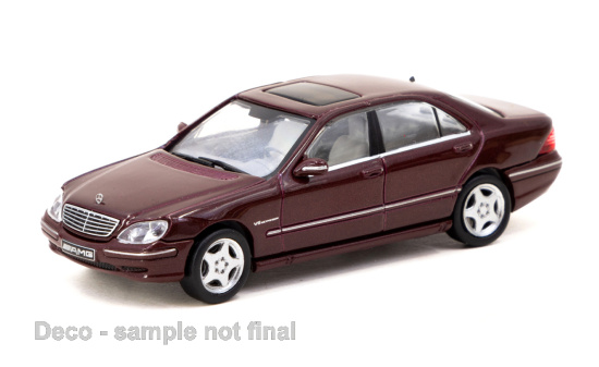 Tarmac TART64G-072-BO Mercedes S55 AMG - dunkelrot (Metallic) - Vorbestellung 1:64