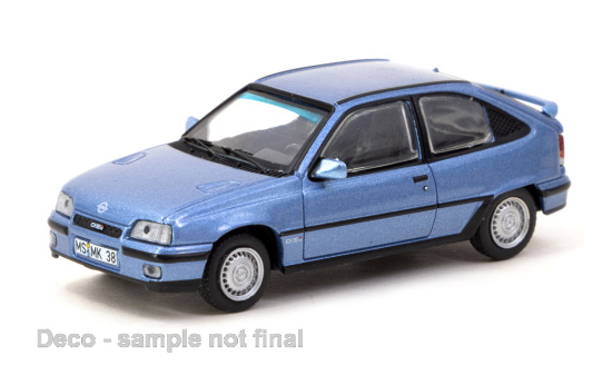 Tarmac TART64G-065-BL Opel Kadett E GSi - blau (Metallic) - Vorbestellung 1:64