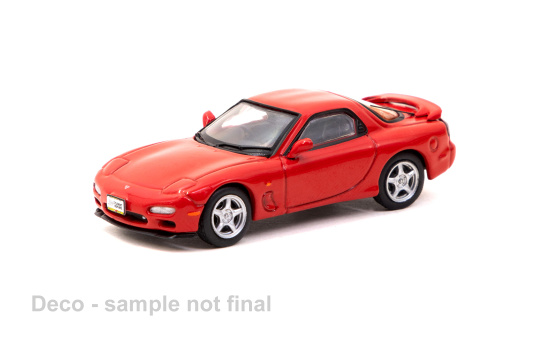 Tarmac JC64-005-RD Mazda RX-7 (FD3S), rot - Vorbestellung 1:64