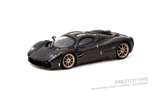 Tarmac T64G-TL055-BCF Pagani Utopia, schwarz/carbon - Vorbestellung 1:64