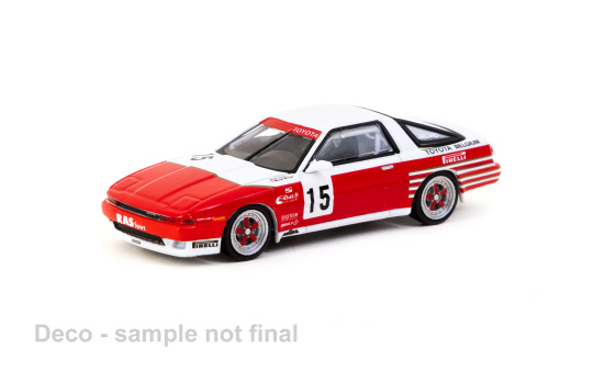 Tarmac T64-06487ETC15 Toyota Supra Turbo (MA70), No.15, ETCC, M.Micangeli/E.Calderari, 1987 - Vorbestellung 1:64