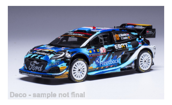 IXO RAM905B22 Ford Puma Rally 1, No.13, WRC, Central European Rally, G.Munster/L.Louka, 2023 - Vorbestellung 1:43