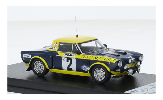 Trofeu TRODSN-184 Fiat 124 Abarth Rallye - Olio Fiat - Rallye Monte Carlo - M.Verini - F.Rossetti 1:43