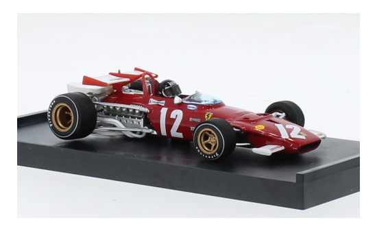 Brumm R312-CH Ferrari 312B, No.12, Scuderia Ferrari, Formel 1, GP Österreich, mit Fahrerfigur, J.Ickx, 1970 1:43