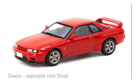 Tarmac JC64-008-RD Nissan Skyline GT-R (R32), rot - Vorbestellung 1:64