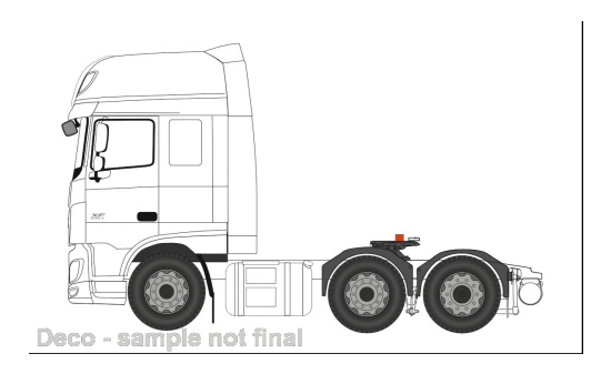 Oxford OXF76WHDAFCAB DAF XF Euro 6 - Vorbestellung 1:76