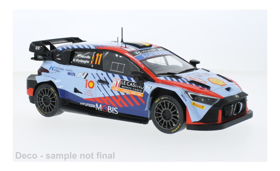 IXO 18RMC19422 Hyundai i20 N Rally1, No.11, WRC, Rally Monte Carlo , T.Neuville/M.Wydaeghe, 2024 - Vorbestellung 1:18