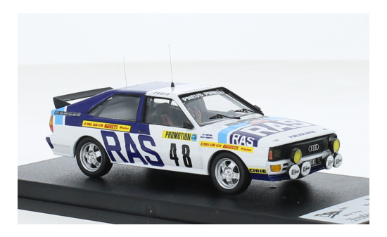 Trofeu RRFR74 Audi quattro, No.48, Rallye WM, Rallye Monte Carlo, P.Bos/N.Demuth, 1983 1:43