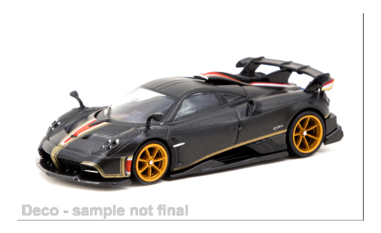 Tarmac T64G-TL046-BCF Pagani Imola, matt-schwarz/carbon - Vorbestellung 1:64