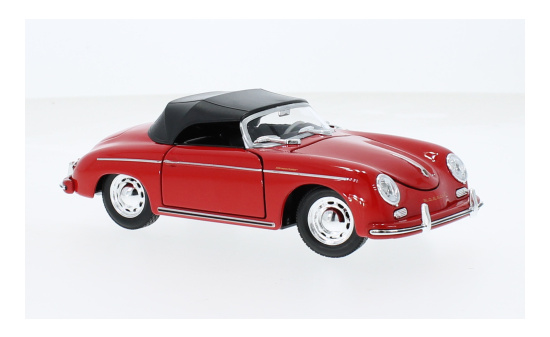 Welly WEL24106H-RED Porsche 356 A Speedster - rot 1:24