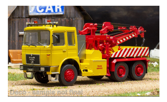 IXO TRU043A22 MAN F 8 26.281, gelb, Bergefahrzeug - Vorbestellung 1:43