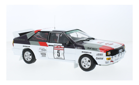 Sun Star SUN4256 Audi quattro A2 - Rallye San Remo - H.Mikkola - A.Hertz 1:18