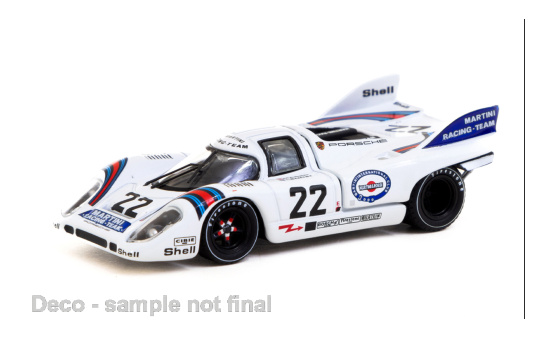 Tarmac CW864-002-LMW22 Porsche 917K, No.22, Martini Racing Team, Martini, 24h Le Mans, H.Marko/G.van Lennep, 1971 - Vorbestellung 1:64