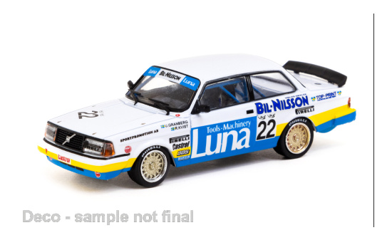 Tarmac T64-050-84ETC22 Volvo 240 Turbo, No.22, ETCC, Zolder, U.Granberg/R.Kvist, 1984 - Vorbestellung 1:64