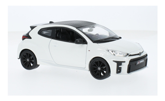 Maisto 32909WHITE Toyota GR Yaris, weiss, 2021 1:24