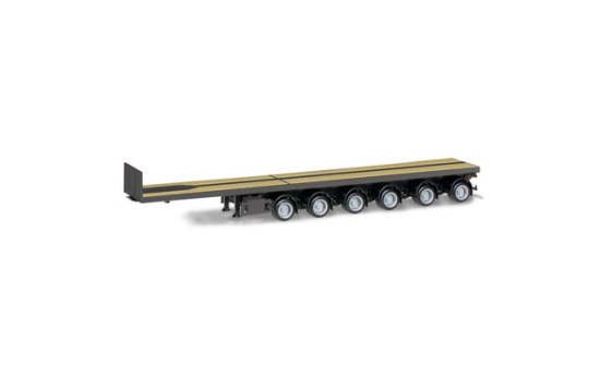 Herpa 076715-005 Nooteboom Ballasttrailer 6achs, grau 1:87