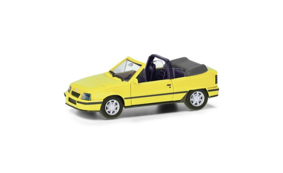 Herpa 421027 Opel Kadett E Gsi Cabrio, Jamaicagelb - Vorbestellung 1:87