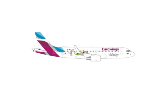 Herpa 537698 Eurowings Airbus A320 Salzburger Land D-AEWP - Vorbestellung 1:500